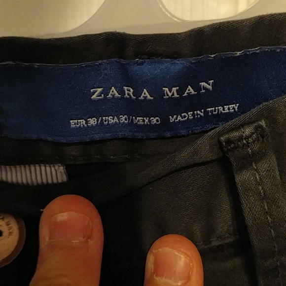 Zara Man Khaki Pants - Picture 2 of 2